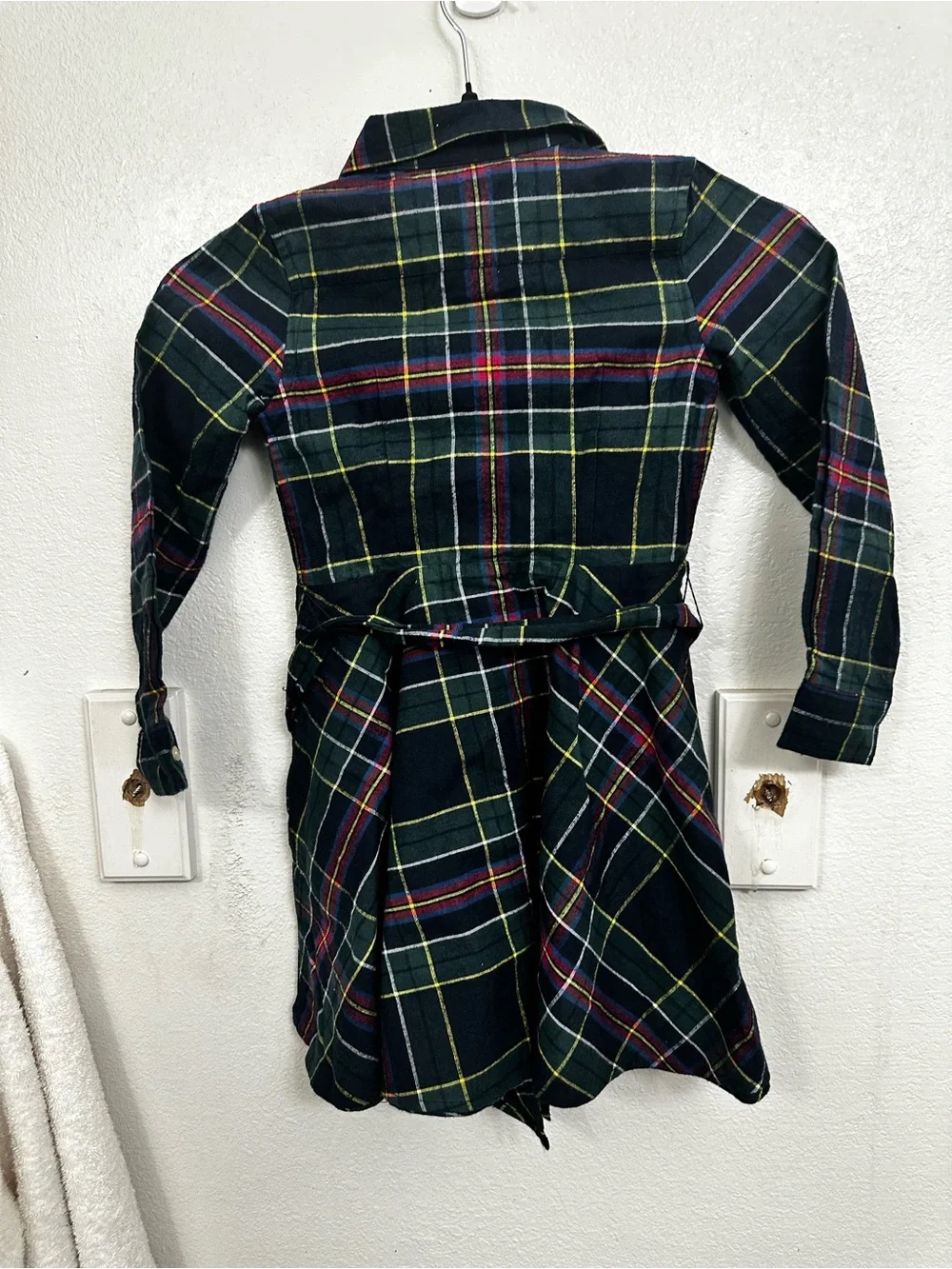 Polo Ralph Lauren Green Navy Yellow Plaid Button-Down Shirt